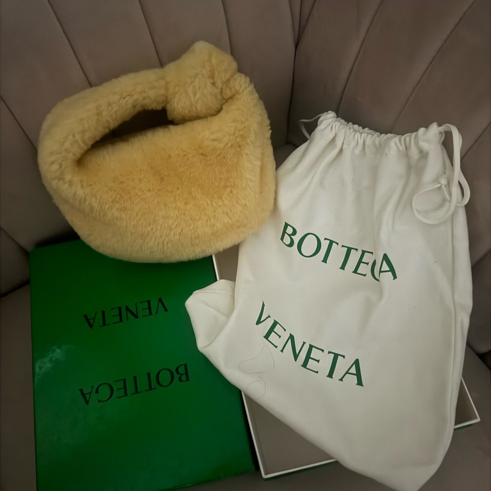 Bottega Veneta Yellow The Mini Jodie Shearling Bag